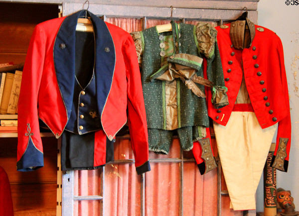Dress uniforms at Strokestown Park. Vesnoy, Ireland.