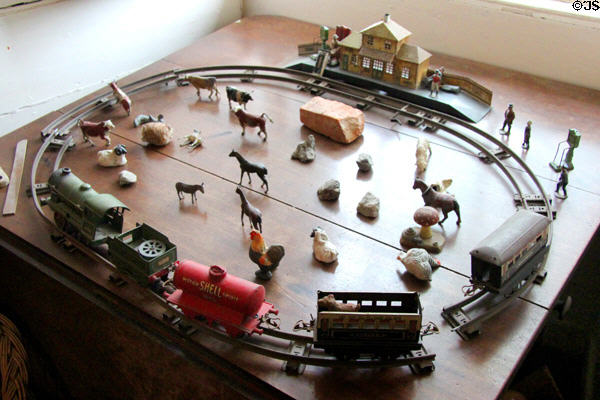 Model toy train at Strokestown Park. Vesnoy, Ireland.