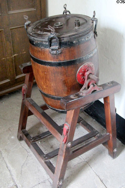 Butter churn at Strokestown Park. Vesnoy, Ireland.