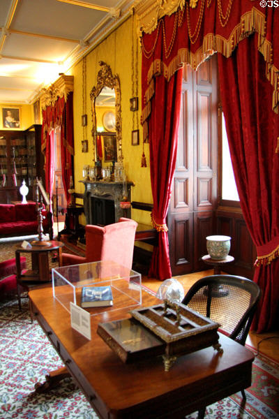 Parlor library at Kilkenny Castle. Ireland.