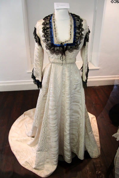 Antique dress at Rothe House. Kilkenny, Ireland.