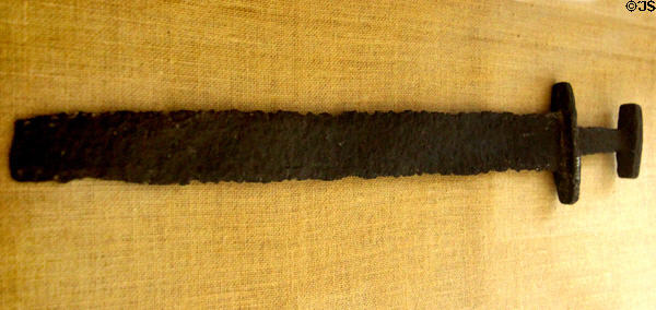 Viking sword at Rothe House. Kilkenny, Ireland.