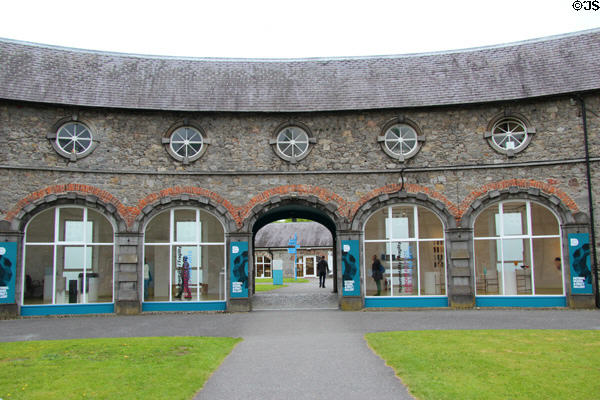 Curved inner structure of Kilkenny Design Centre. Kilkenny, Ireland.