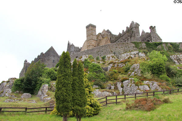 Rocks & walls around Rock of Cashel. Cashel, Ireland.