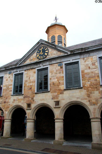 Restored arcade of The Main Guard. Clonmel, Ireland.
