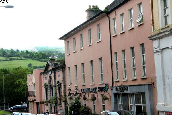 Sarsfield streetscape beyond Main Guard. Clonmel, Ireland.