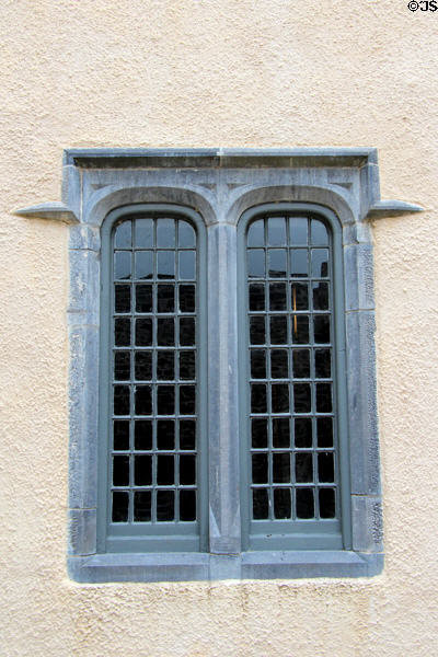 Elizabethan window surround at Ormond Castle. Carrick-on-Suir, Ireland.