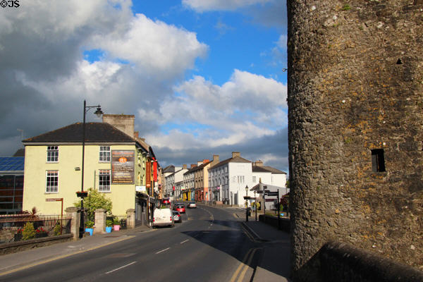 Cahir Castle streetscape. Cahir, Ireland.