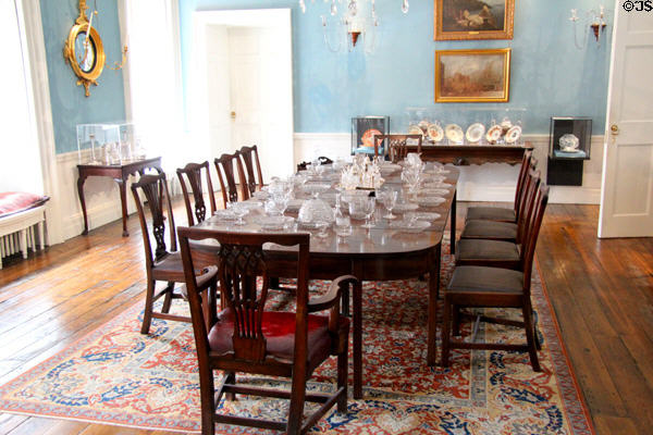 Dining room at Bishop's Palace. Waterford, Ireland.