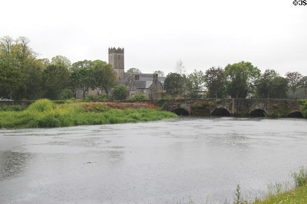 Desmond (Adare) Castle (1202), demolished by order of Cromwell (1657). Adare, Ireland.