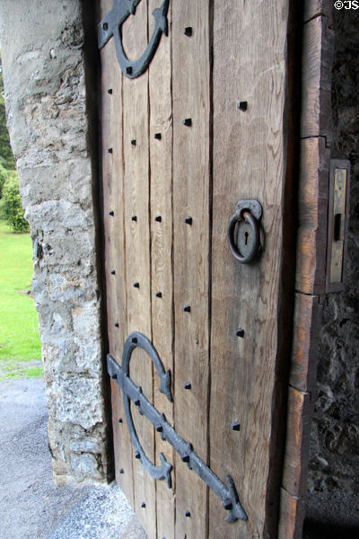 Fortified entrance to Desmond Castle. Adare, Ireland.