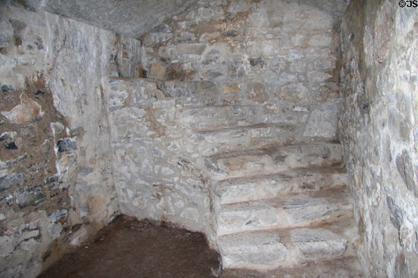 Interior space at Desmond Castle. Adare, Ireland.