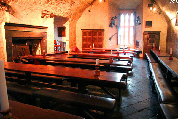 The Main Guard, formerly used by common soldiers & the Earl's retainers, at Bunratty Castle. County Clare, Ireland.