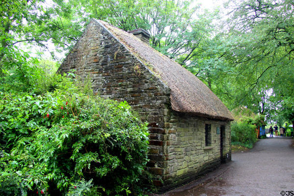 Blacksmith's forge building at Bunratty Castle & Folk Park. County Clare, Ireland.