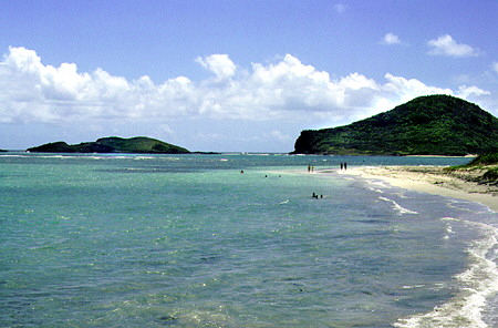 Sea views at Vieux Fort. St Lucia.