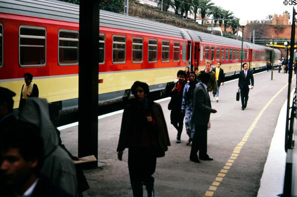 Rail station in Rabat. Rabat, Morocco.