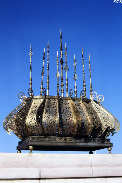 Bronze decoration on Mausoleum of Mohammed V. Rabat, Morocco.