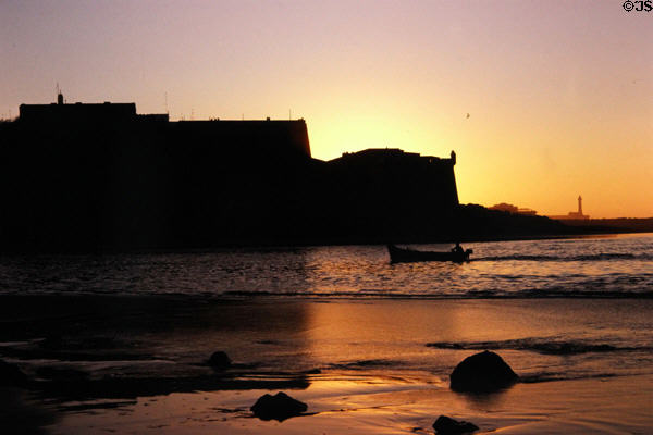 Kasbah of Rabat at sunset. Rabat, Morocco.