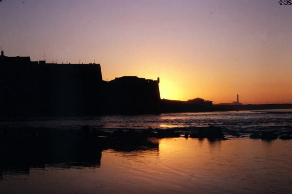 Kasbah of Rabat at sunset. Rabat, Morocco.