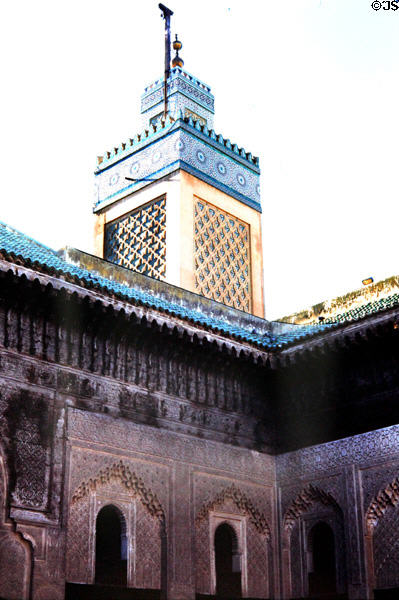 Medersa Bou Inania Muslim school. Fes, Morocco.