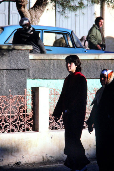 Scene in souk of Midelt. Morocco.