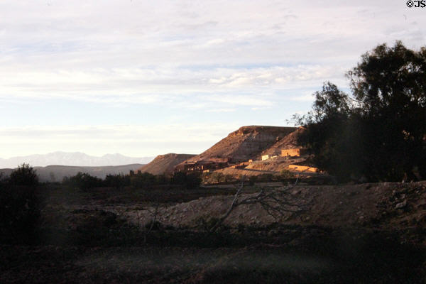 Landscape between Marrakesh & Tizi-n-Tichka. Morocco.