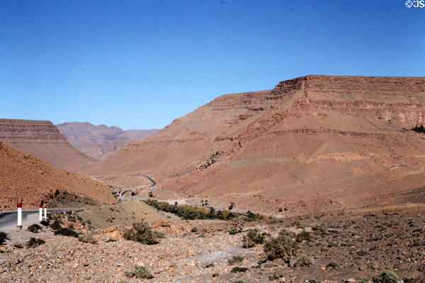 Gorges du Ziz north of Erfoud. Morocco.