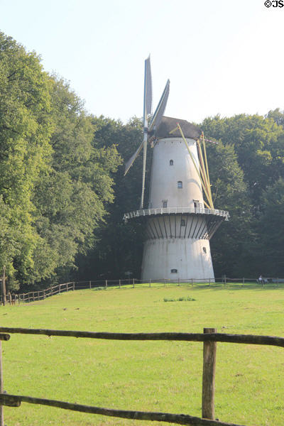 Windmill at Arnhem Openlucht Museum. Arnhem, Netherlands.