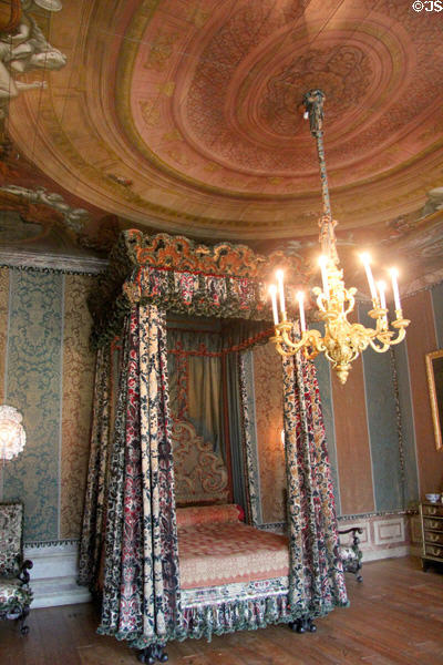 Princess Mary's Bedchamber mainly intended for receiving important guests. Het Loo, Netherlands.