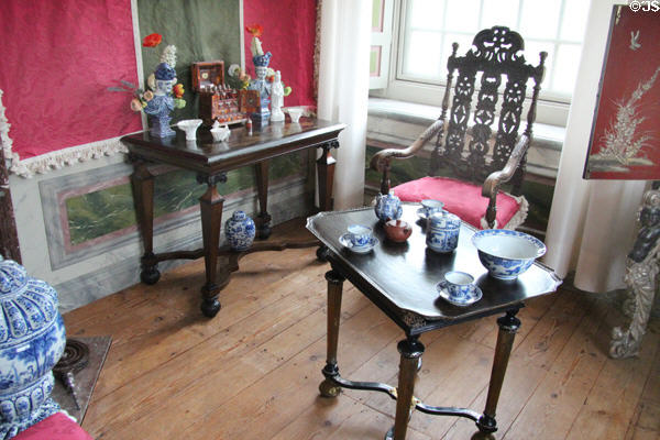 Royal anteroom furnished in oriental style. Het Loo, Netherlands.