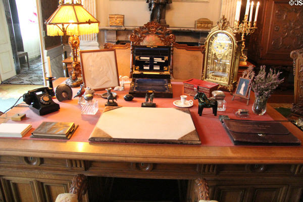 Desk of Queen Wilhelmina. Het Loo, Netherlands.