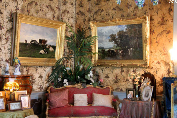 Drawing Room of Queen Emma, mother of Queen Wilhelmina. Het Loo, Netherlands.