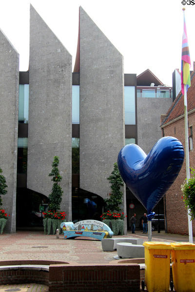 New Zwolle City Hall (1975) on Grote Kerkplein Square. Zwolle, Netherlands.