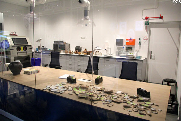 Workroom at ANNO Stadsmuseum Zwolle. Zwolle, Netherlands.