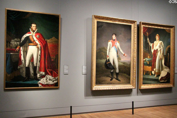 Napoleon history gallery at Rijksmuseum. Amsterdam, NL.