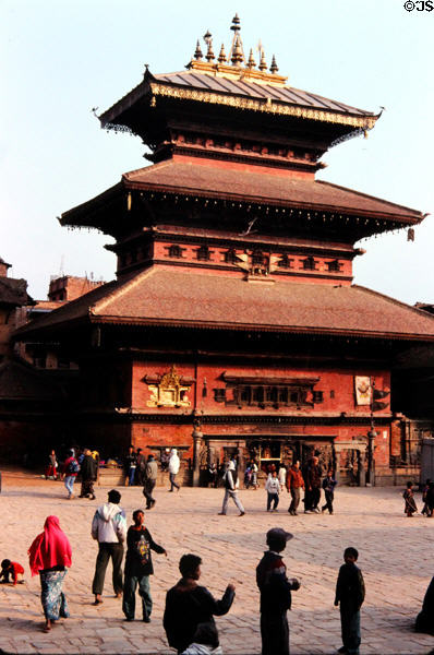 Pashupatinath Temple in Durbar Square, Bhaktapur. Nepal.