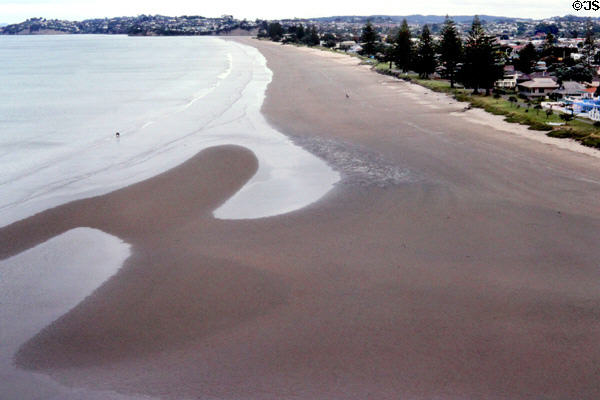Beach at Orewa. New Zealand.