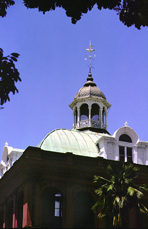 Dome of the Red House in Port of Spain. Trinidad and Tobago.