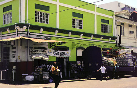 Independence Square in Port of Spain. Trinidad and Tobago.