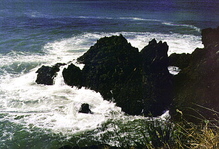 View from Fort Bennet to Black Rock. Trinidad and Tobago.
