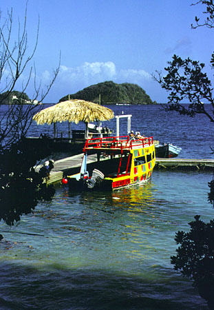 Speyside looking toward Little Tobago. Trinidad and Tobago.