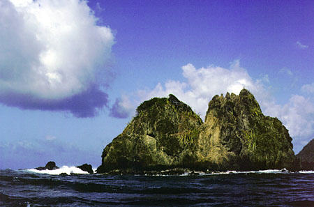 Sea & islands off Speyside. Trinidad and Tobago.