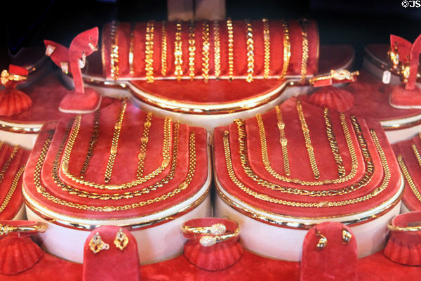 Jewelry store in Medina. Tunis, Tunisia.
