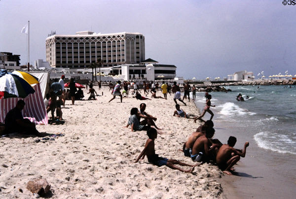 Beach in Sousse. Sousse, Tunisia.
