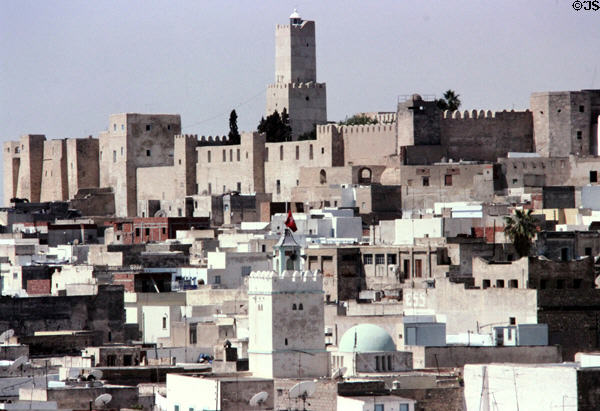 Kasbah fort (11thC) now home of Sousse Archeological Museum. Sousse, Tunisia.