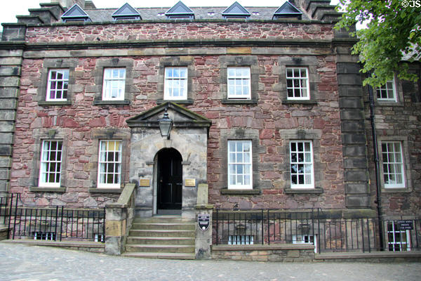 Governor's House (1742) at Edinburgh Castle. Edinburgh, Scotland.
