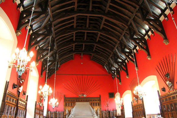 Great Hall (1503-13) built for King James IV at Edinburgh Castle. Edinburgh, Scotland.