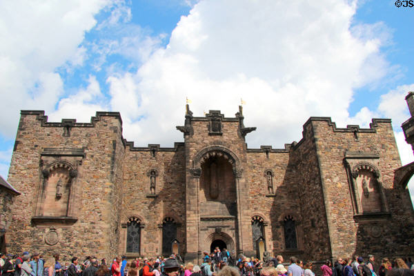 Scottish National War Memorial built after WWI at Edinburgh Castle. Edinburgh, Scotland.