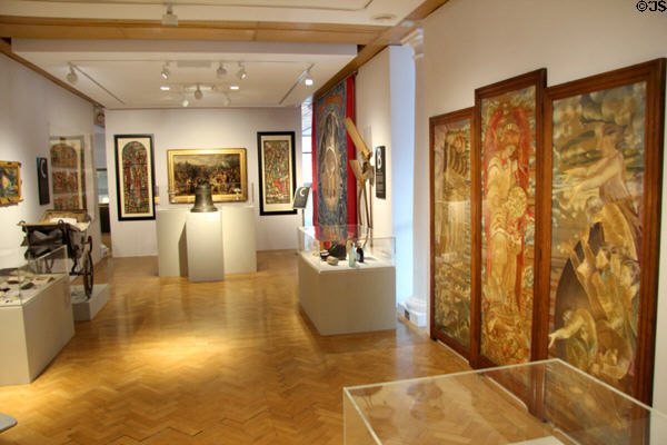 Gallery at Edinburgh City Art Centre. Edinburgh, Scotland.