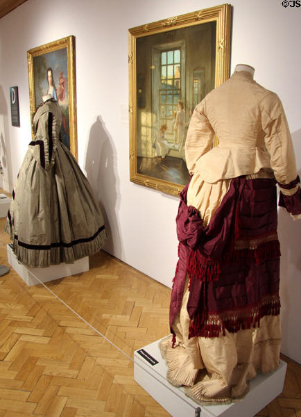 Costumes & painting at Edinburgh City Art Centre. Edinburgh, Scotland.